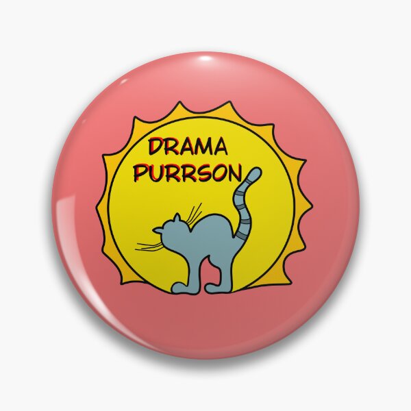 Item preview, Drama Purrson in Ornamental Cat Style designed and sold by anamariafischer.