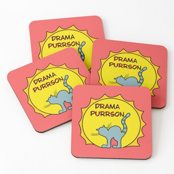 Item preview, Drama Purrson in Ornamental Cat Style designed and sold by anamariafischer.