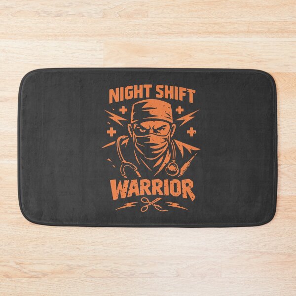 Item preview, Nurse Night Shift Warrior – Dark Graphic Nurse Hoodie, Nurse Week Gift designed and sold by KiwyStudio.