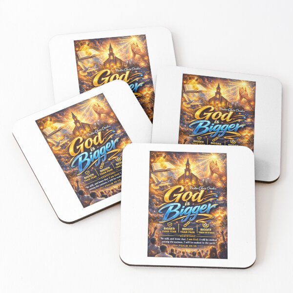 Item preview, God Is Bigger Than Fear Christian Design designed and sold by Pastorchrisozeku.