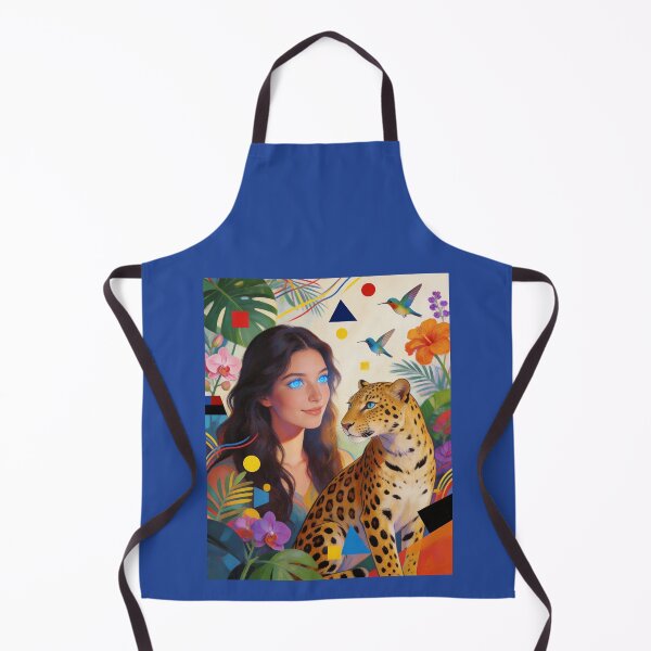 Item preview, A woman and a leopard. designed and sold by Natalia-Vlad.