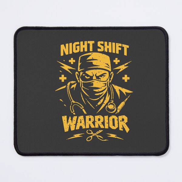 Item preview, RN Night Shift Warrior – Dark Graphic Nurse Hoodie, Nurse Week Gift designed and sold by KiwyStudio.