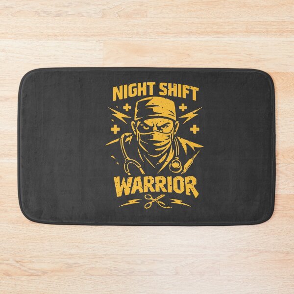 Item preview, RN Night Shift Warrior – Dark Graphic Nurse Hoodie, Nurse Week Gift designed and sold by KiwyStudio.