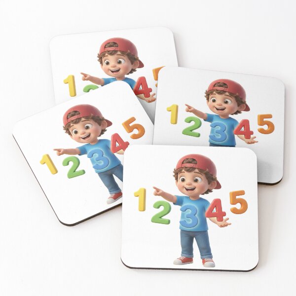 Item preview, Counting 1 2 3 4 with Faris & Friends - 3D Math Cartoon designed and sold by FarisFunStore.