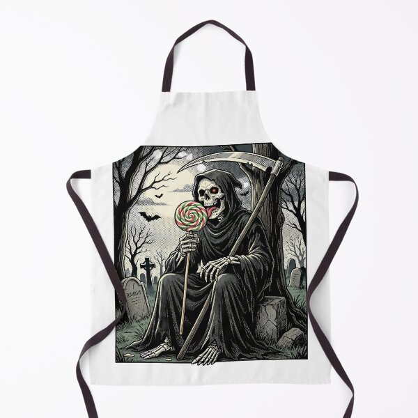 Item preview, Funny Grim Reaper Lollipop Graveyard Scene designed and sold by k3rstman1.