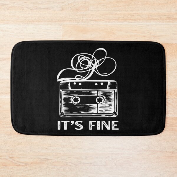 Item preview, Retro Cassette Tape It's Fine Graphic, 90s Music, Funny Tape Humor, Lover Gift designed and sold by faridman.
