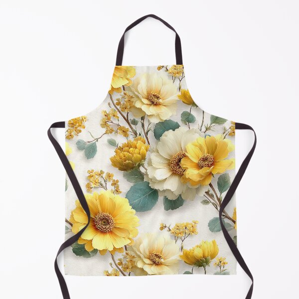 Item preview, Golden Sunflower Meadow Watercolor Pattern designed and sold by Nine Lives Studio.