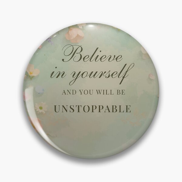 Item preview, Elegant Floral Quote Wall Art – Believe in Yourself Inspirational Print, Timeless Decor designed and sold by Ned_Studio.