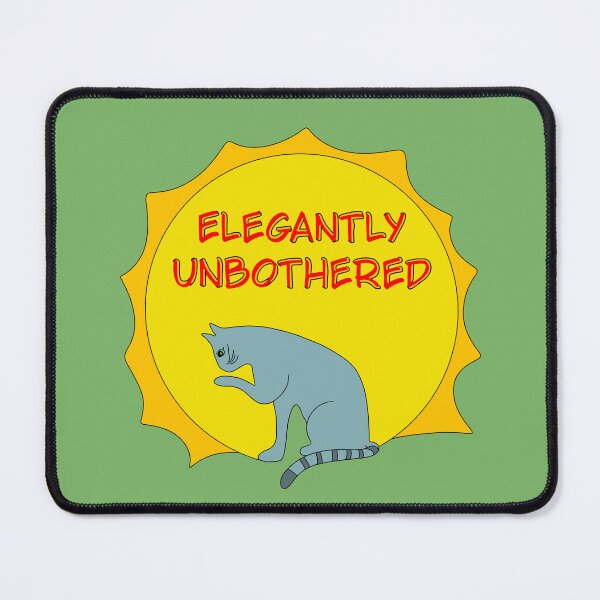 Item preview, Elegantly Unbothered in Ornamental Cat Style designed and sold by anamariafischer.