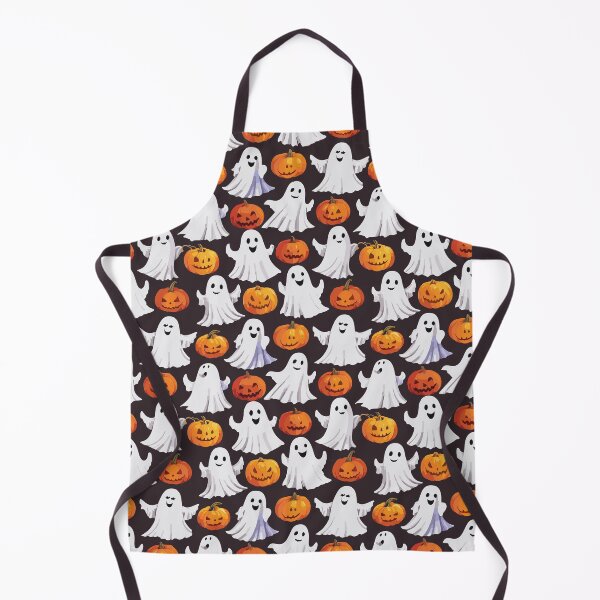 Item preview, Halloween Ghosts and Pumpkins Pattern designed and sold by BlueStarG8.