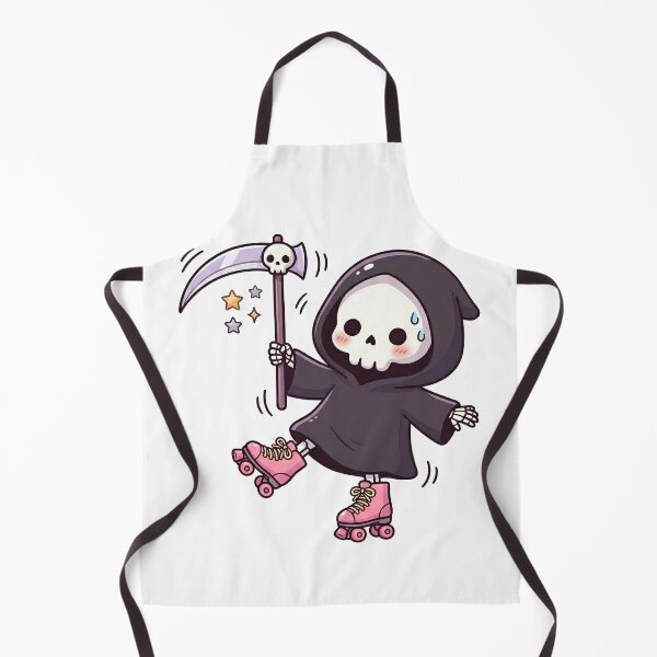 Item preview, Kawaii Grim Reaper on Roller Skates designed and sold by k3rstman1.