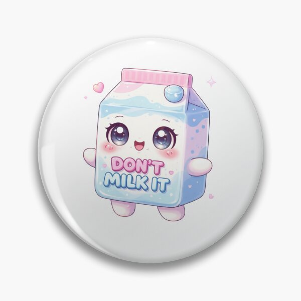 Item preview, Don’t Milk It – Cute Kawaii Milk Carton Character Design ?✨ designed and sold by HOODYBUDSTYLES.