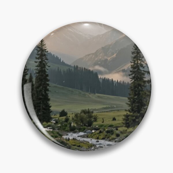 Item preview, The golden respite of the alpine valley designed and sold by Tordyna.