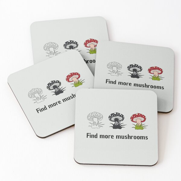 Item preview, Fine More Mushrooms Just one more mushroom  designed and sold by MalwasBasket.