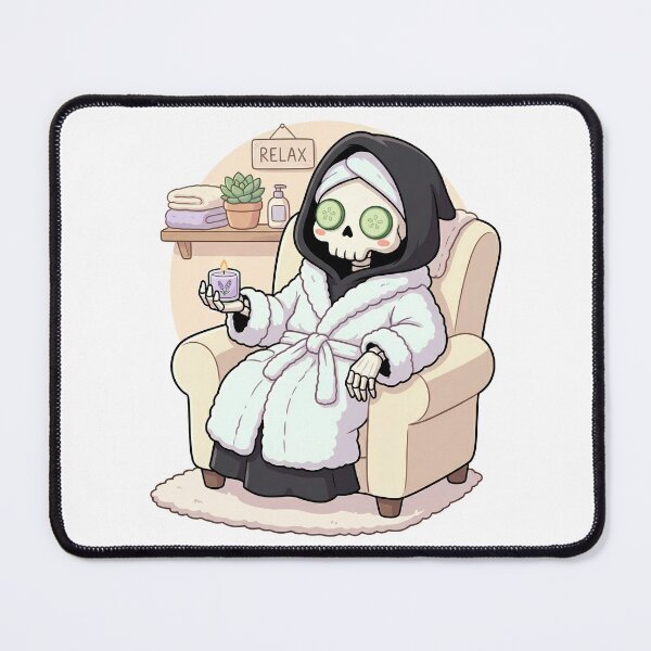 Item preview, Relaxing Grim Reaper Spa Day Self Care designed and sold by k3rstman1.