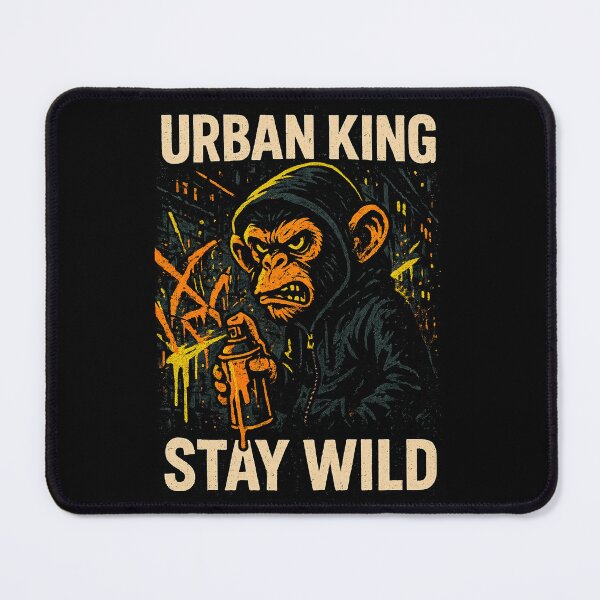 Item preview, Grunge Street Art Monke Urban King Stay Wild designed and sold by SholoStudio.