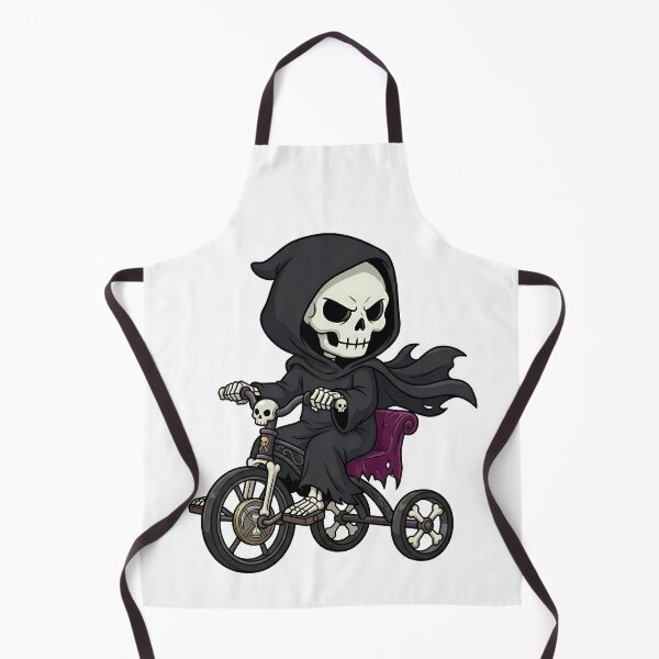 Item preview, Grim Reaper Skeleton Riding Tricycle Gothic Cartoon designed and sold by k3rstman1.