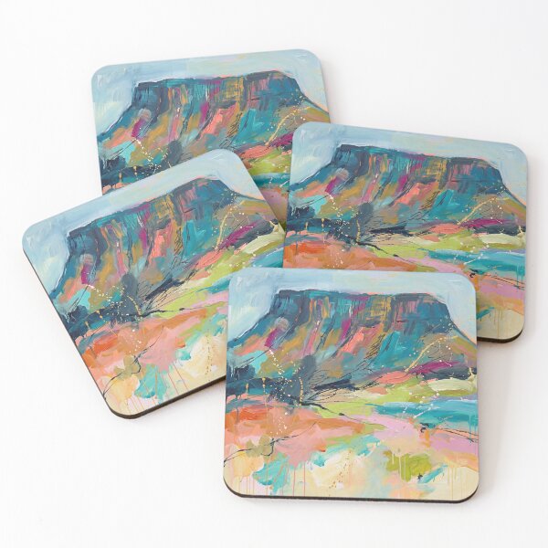 Item preview, Colourful Abstract Benbulben Ireland Landscape Art Print designed and sold by Printpix.