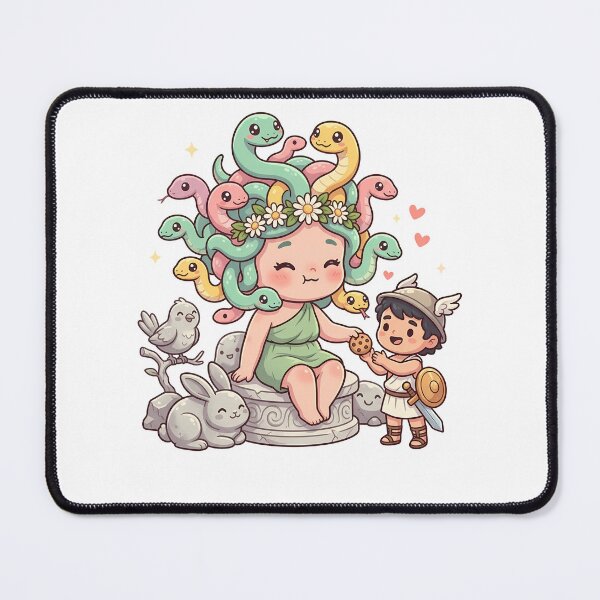 Item preview, Cute Chibi Medusa and Perseus Greek Mythology designed and sold by k3rstman1.