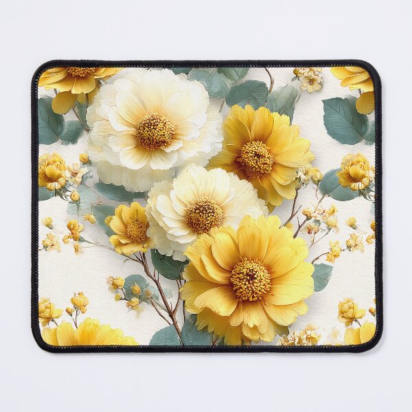 Item preview, Textured Golden Sunflower Meadow Pattern designed and sold by Nine Lives Studio.