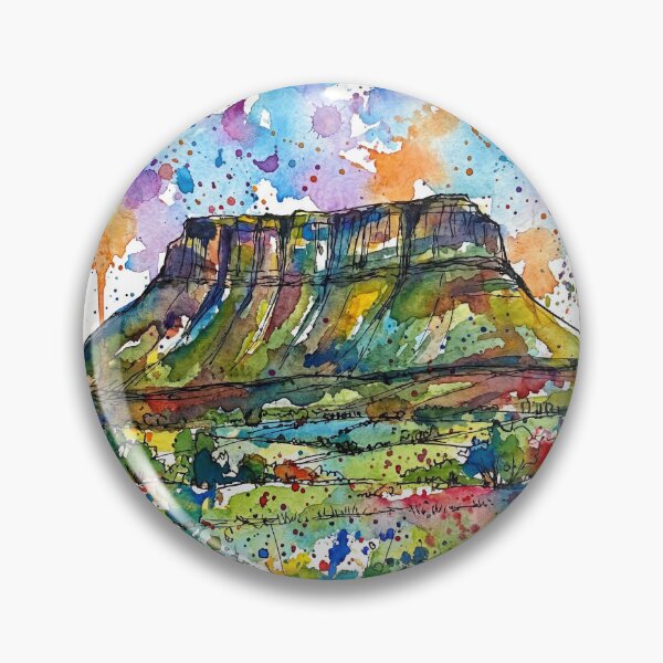Item preview, Colourful Abstract Benbulben Sligo Landscape Art Print designed and sold by Printpix.