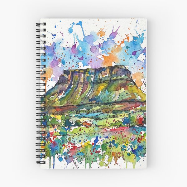 Item preview, Colourful Abstract Benbulben Sligo Landscape Art Print designed and sold by Printpix.