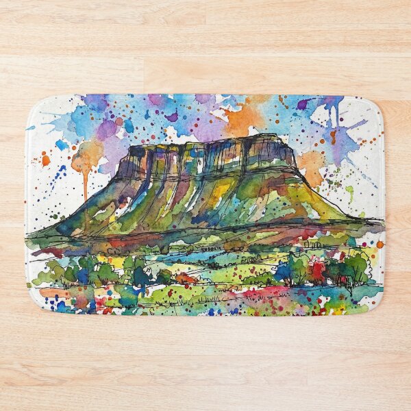 Item preview, Colourful Abstract Benbulben Sligo Landscape Art Print designed and sold by Printpix.