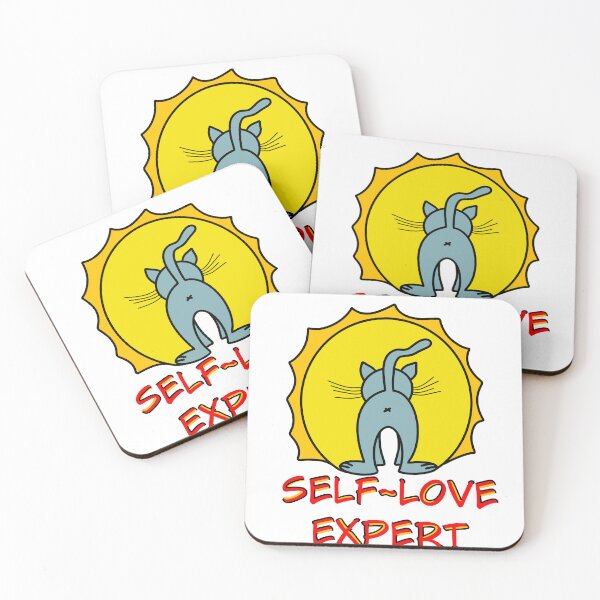 Item preview, Self‑Love Expert in Ornamental Cat Style designed and sold by anamariafischer.