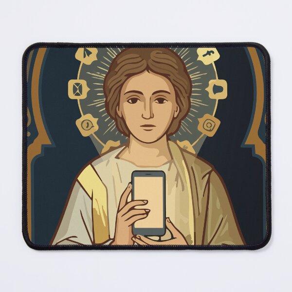 Item preview, Saint Internet on Smartphone designed and sold by tigrootiger.