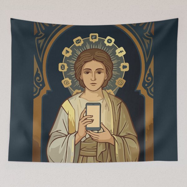Artikelvorschau, Saint Internet auf dem Smartphone entworfen und verkauft von tigrootiger.