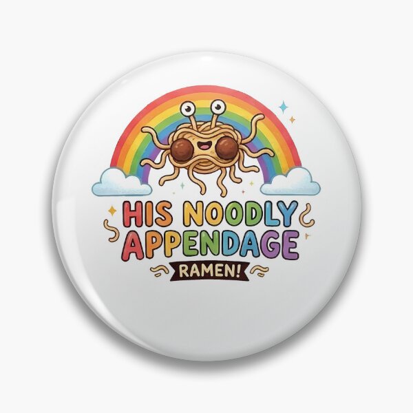 Item preview, Flying Spaghetti Monster His Noodly Appendage Ramen designed and sold by k3rstman1.
