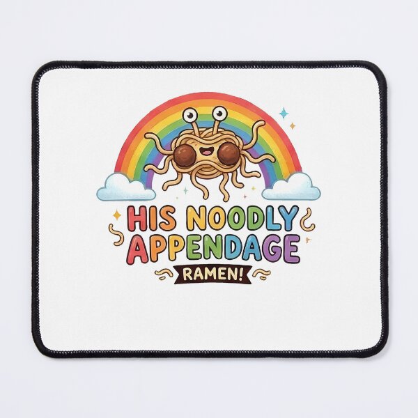Item preview, Flying Spaghetti Monster His Noodly Appendage Ramen designed and sold by k3rstman1.