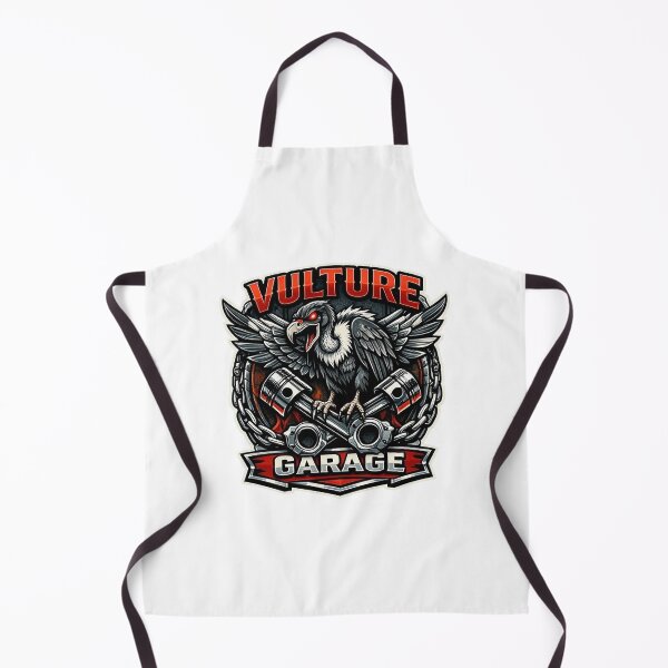 Item preview, Vulture Garage Vintage Mechanic Badass Piston Logo designed and sold by SasquatchTrail.
