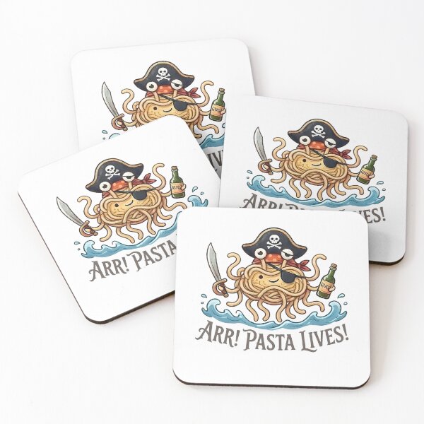 Item preview, Pirate Flying Spaghetti Monster Arr Pasta Lives designed and sold by k3rstman1.