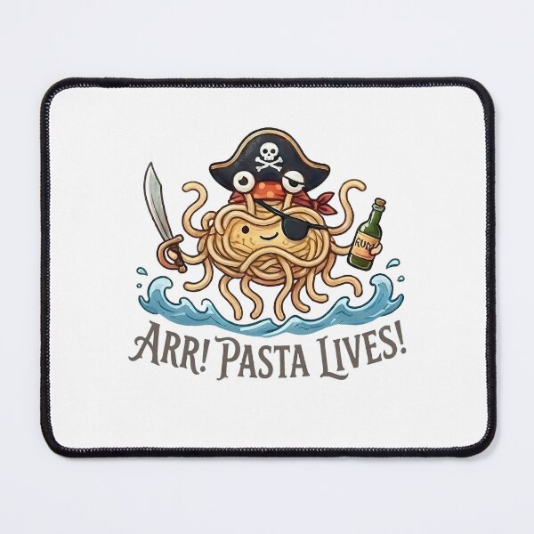 Item preview, Pirate Flying Spaghetti Monster Arr Pasta Lives designed and sold by k3rstman1.