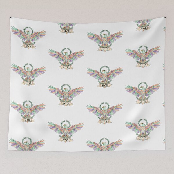 Item preview, Roman Eagle SPQR Ancient Rome Aquila Laurel Wreath designed and sold by Prints by Mat.