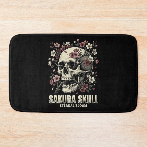 Item preview, Japanese Sakura Skull Floral Eternal Bloom designed and sold by k3rstman1.