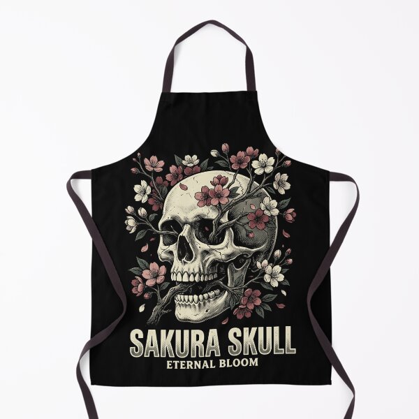 Item preview, Japanese Sakura Skull Floral Eternal Bloom designed and sold by k3rstman1.