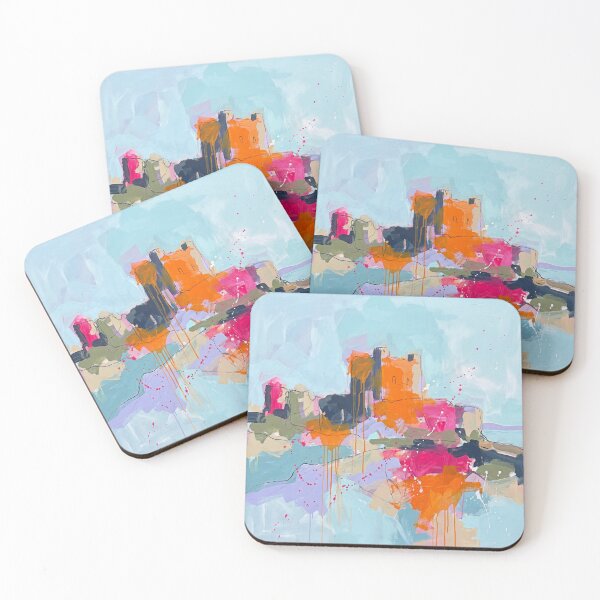Item preview, Carrickfergus Castle Abstract Art Print – Northern Ireland Coast designed and sold by Printpix.