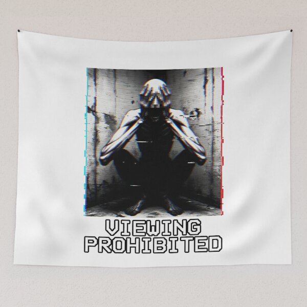 Item preview, SCP 096 Shy Guy Glitch Horror Aesthetic designed and sold by k3rstman1.