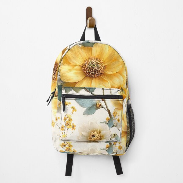Item preview, Golden Saffron Meadow Watercolor Pattern designed and sold by Nine Lives Studio.