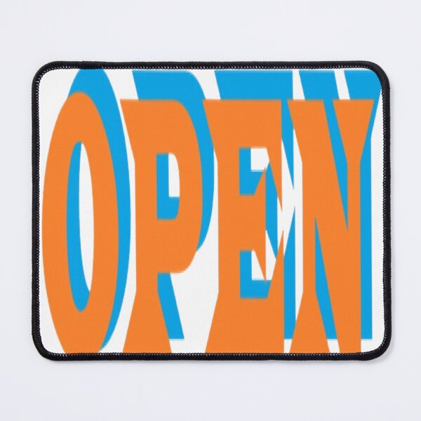 Item preview, Vintage Retro Orange and Blue Open Sign designed and sold by dragonmotor7.