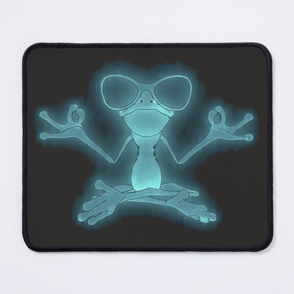 Item preview, Zen Frog Vibes – Chill Meditation Glow Art designed and sold by MWSailingClub.