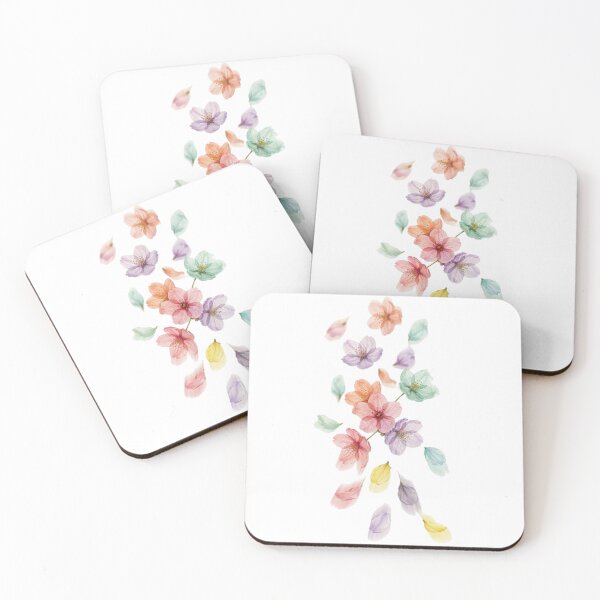 Item preview, Cherry Blossom Pink Sakura Petals Spring Bloom designed and sold by Prints by Mat.