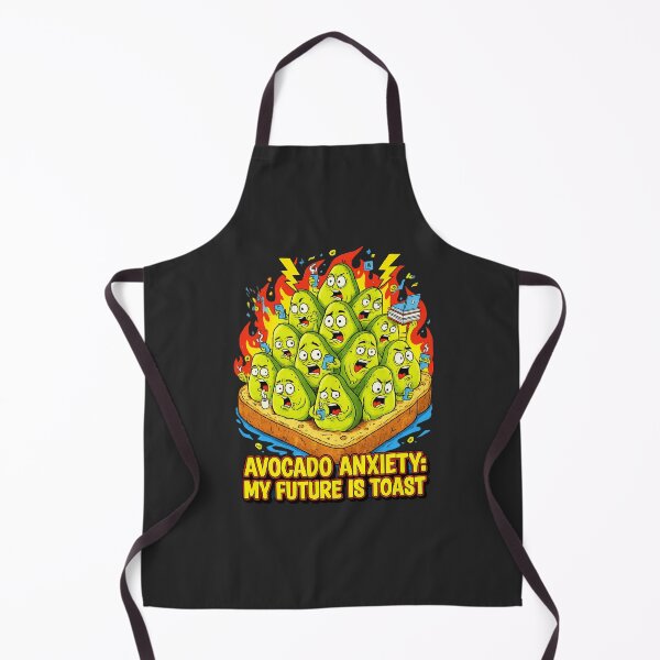 Item preview, Avocado Anxiety My Future Is Toast - Humorous Millennial Burnout designed and sold by Cree8if.