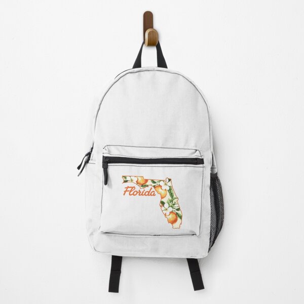 Item preview, Florida Citrus Map Illustration | Orange Blossom Sunshine State Botanical Art | Florida Travel Design designed and sold by LaynieBugStickerCo.
