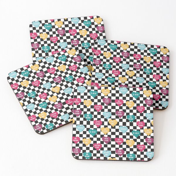 Item preview, Candy Heart Checkerboard designed and sold by lexbeokay.