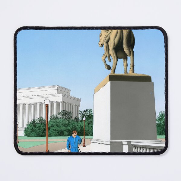 Item preview, Surreal Minimalist Art Inspired by Guy Billout, Conceptual Illustration Style designed and sold by Bondira-Spono.