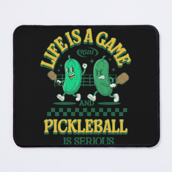 Item preview, Life Is A Game Pickleball Is Serious Funny Pickle designed and sold by Tsugraf Designs.