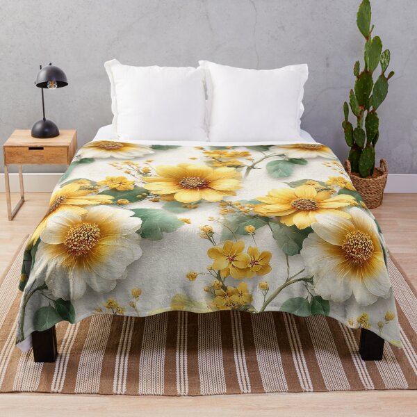 Item preview, Honey Bloom and Sage Botanical Pattern designed and sold by Nine Lives Studio.